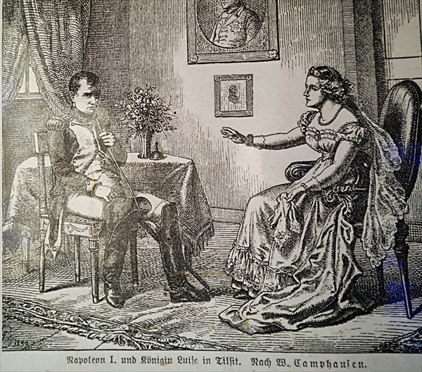 208-Встреча королевы Луизы и Наполеона